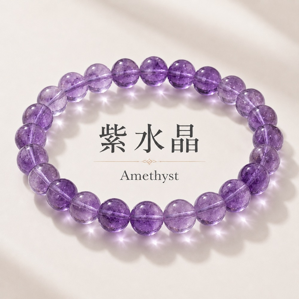 紫水晶安睡手链